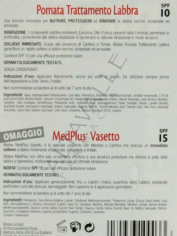 BLISTEX POMATA + MEDIPLUS OMAGGIO