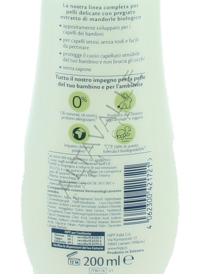 HIPP BABY CARE SHAMPOO DELICATO 200 ML