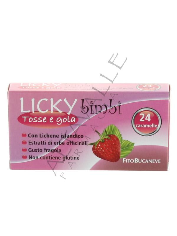 Licky bimbi tosse e gola caramelle a € 4,43 su Altavalle Farmacia