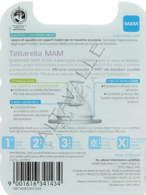 Mam tettarella 3 flusso rapido a € 8,49 su Altavalle Farmacia