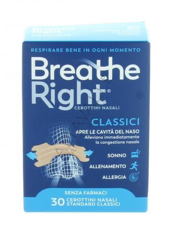 BREATHE RIGHT RESPIRABENE 30 CEROTTINI NASALI