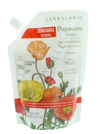 L'ERBOLARIO PAPAVERO SOAVE BAGNOSCHIUMA ECORICARICA 500 ml