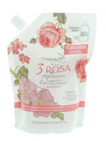 L'ERBOLARIO 3 ROSA BAGNOSCHIUMA ECORICARICA 500 ml