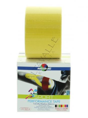 MASTER AID SPORT PERFORMANCE TAPE GIALLO
