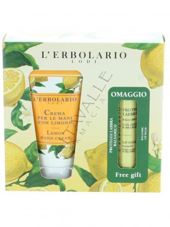L'ERBOLARIO CREMA MANI LIMONE KIT E PROTEGGILABBRA