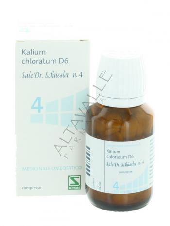 SALE DI SCHUSSLER 4 KALIUM CHLORATUM D6