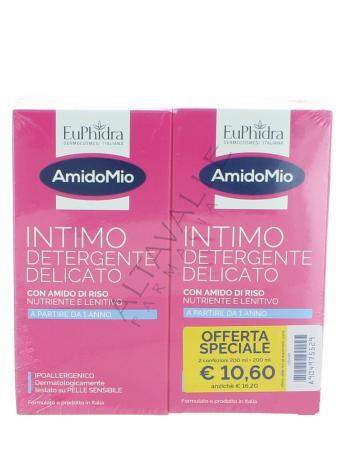 EUPHIDRA AMIDOMIO DETERGENTE INTIMO 1+1