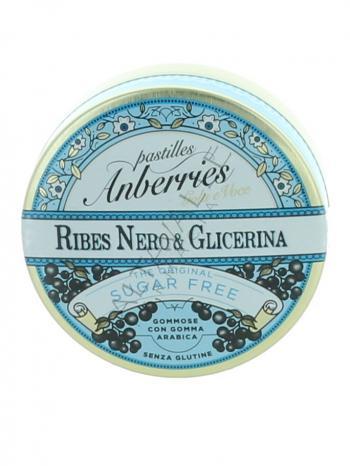 ANBERRIES PASTIGLIE RIBES NERO & GLICERINA SENZA ZUCCHERO