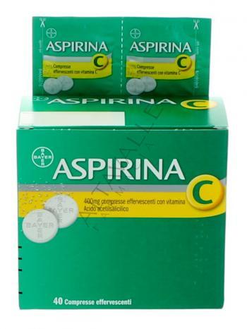 ASPIRINA C 40 COMPRESSE EFFERVESCENTI