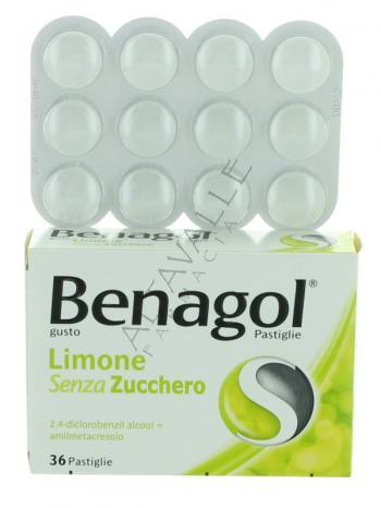 BENAGOL LIMONE SENZA ZUCCHERO 36 PASTIGLIE