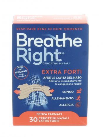 BREATHE RIGHT RESPIRABENE 30 CEROTTINI NASALI EXTRA FORTI