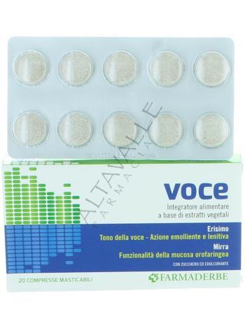 VOCE COMPRESSE MASTICABILI