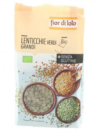 FIORI DI LOTO LENTICCHIE VERDI GRANDI BIO
