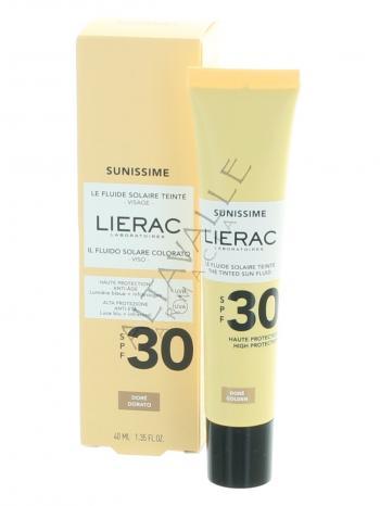 LIERAC SUNISSIME FLUIDO VISO DORE' SPF30