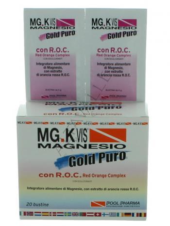MG K VIS MAGNESIO GOLD PURO 20 BUSTINE