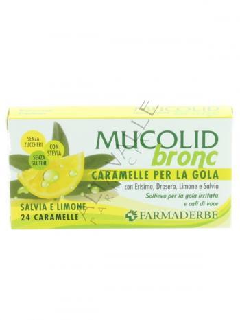 MUCOLID BRONC CARAMELLE SALVIA LIMONE