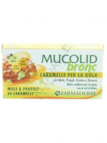 MUCOLID BRONC CARAMELLE MIELE PROPOLI