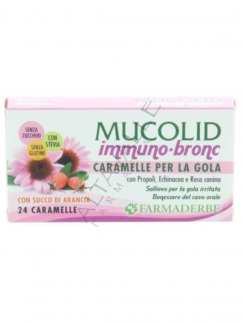 MUCOLID IMMUNO-BRONC CARAMELLE ARANCIA