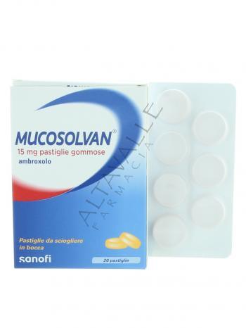 MUCOSOLVAN PASTIGLIE GOMMOSE 15MG