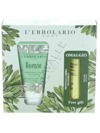 L'ERBOLARIO ASSENZIO KIT CREMA MANI E PROTEGGILABBRA