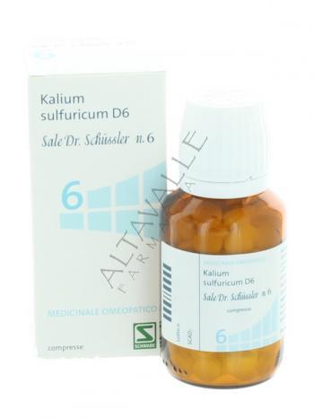 SALE DI SCHUSSLER 6 KALIUM SULFURICUM D6