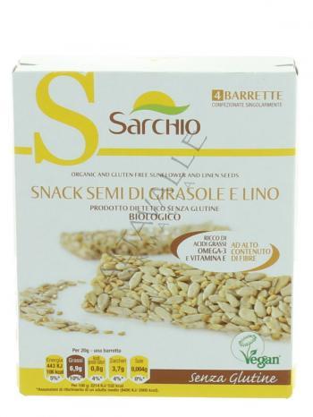 SARCHIO SNACK GIRASOLE E LINO